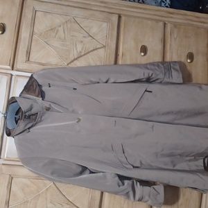 Ladies petite medium raincoat with zip out insulation lining